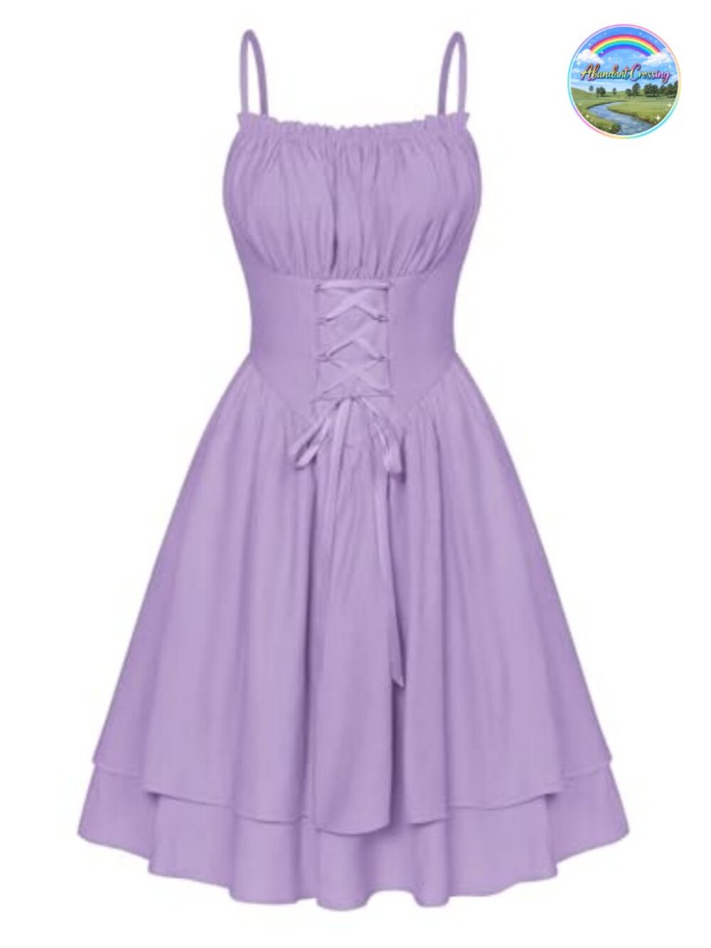 Scarlet Darkness Corset Mini Sundress Chiffon Renaissance Dress